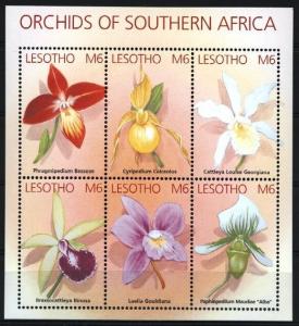 LESOTHO SHEET FLOWERS ORCHIDS 