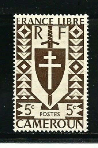 Cameroon Stamps- Scott # 282/A23-Mint/LH-5c-1941-OG