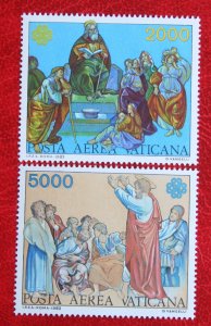 VATICAN CITY 1983 World Communication Year MNH Scott# c73-c74 SG# 804-805