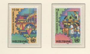 SCOTT# 88-89   singles    MNH  UN VIENNA   1989