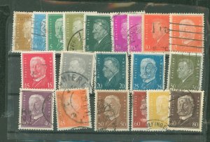 Germany #366-384 Used Single (Complete Set)