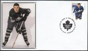 CANADA POST # 2786a.4 HONOURS TIM HORTON of the TORONTO MAPLE LEAFS - FDC #4