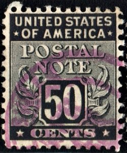SC#PN14 50¢ Postal Note Single (1945) Used