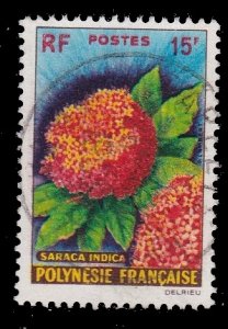 French Polynesia 196, Used - Flower