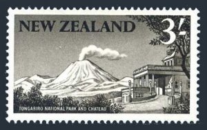 New Zealand 349, MNH. Mi 409. Definitive 1960. Ngauruhoe Volcano,Tongariro Park.