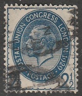 Great Britain #208 Used Single Stamp cv $11.50 (U1)