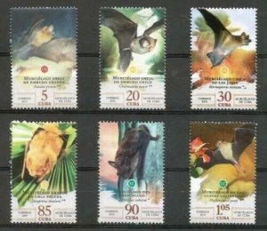 dCuba 2019 Bats, Bats 6v + S/S MNH-