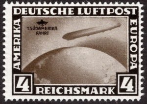 1930, Germany, Graf Zeppelin, MNH, REPRINT, Sc C39