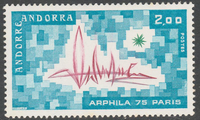 ANDORRA-FRENCH 241, ARPHILA PHILATELIC EXHIBITION. MINT, NH. (242)