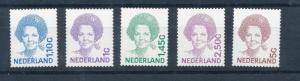 [17073] Netherlands  2001 Definitives Queen Beatrix 5 val. Self Adhesive MNH
