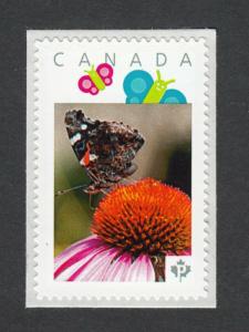 BUTTERFLY - 5 = Picture Postage stamp MNH Canada 2014 [p73bf10/5]