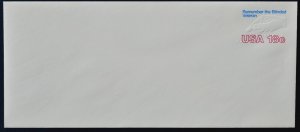 1981 US Sc. #U600 stamped envelope mint entire, excellent condition