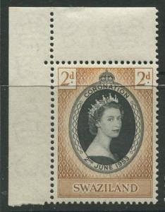 Swaziland - Scott 54 - Coronation - 1953 - MNH - Single 2p Stamp