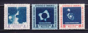 Mexico 774-776 Set MH Astrophysics (A)