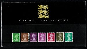 G.B.QE II 1996 20p-63p VALUE DEFINITIVE MINT (NH)  P.O. PACK 35 SUPERB