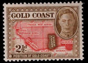 GOLD COAST Scott 134 MH* stamp