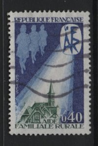 France   #1309  used  1971  aid for rural families