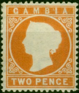 Gambia 1887 2d Orange SG24 Fine MM