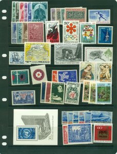 Worldwide  MNH sets  CV $39.45- cheap!