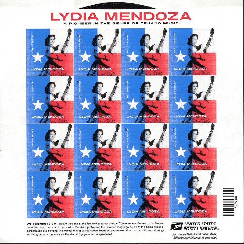 U.S #4786 LYDIA MENDOZA