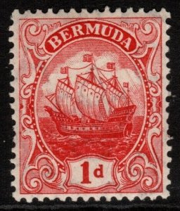 BERMUDA SG46 1910 1d RED MTD MINT