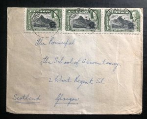 1936 Labukele Ceylon Cover To School Of Accountancy Glasgow Scotland