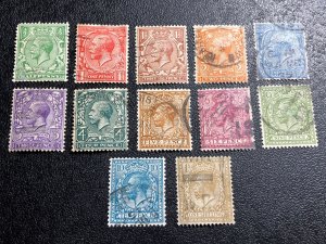 Great Britain Scott 187-200 used