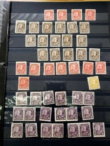 HERRICKSTAMP CANADA Unused Lot Hinged w/ OG. Pre-1940 Stock. Scott Approx $4900