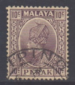 Malaya Perak Scott 75 - SG94, 1935 Sultan 10c used