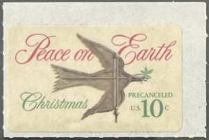 Scott #1552 1974 10¢ Christmas Peace on Earth MNH OG