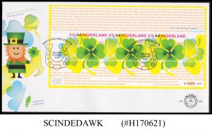 NETHERLANDS - 2010 WEEKS OF THE CARD / PLANT / POSTCARD MS FDC