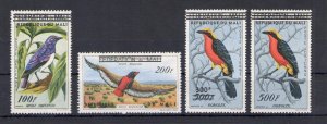 1961 FEDERATION DU MALI - Uccelli, Birds - Yvert Airmail Catalogue no. 5/8 - 4 v
