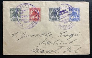 1911 Butaritari Island General PO Gilbert & Ellice Cover To Marshall Island