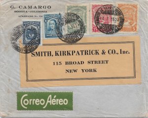 1928 Bogota, Colombia to New York, NY SCADTA Airmail (56682)