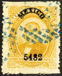 Mexico Stamps # 142 Used VF Scott Value $350.00