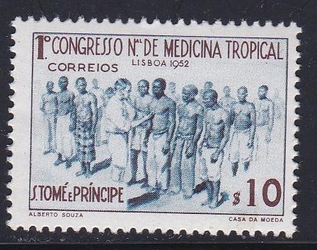 St. Thomas & Prince # 371, Tropical Medicine Congress, NH, 1/2 Cat.