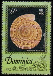 Dominica 513 - Mint-NH - 1/2c Common Sundial Shell (1976)