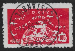 Turkey #1436 105k Globe and Stars