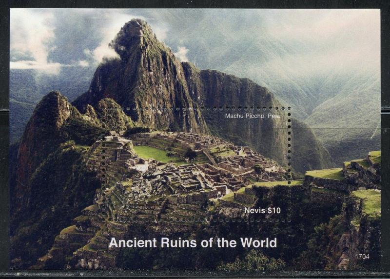 NEVIS 2017 ANCIENT RUINS OF THE WORLD SOUVENIR  SHEET  MINT NH