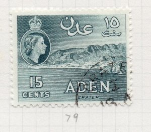 Aden 1953 QEII Early Issue Fine Used 15c. NW-206642