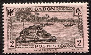 Gabon 125 Timber Raft Mint NH OG VF