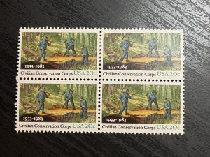 US SC# 2037 MH Block of Four