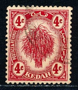 Malaya Kedah #28 Single Used