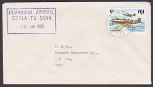 FIJI 1982 First flight cover MOALA to Suva..................................Y690