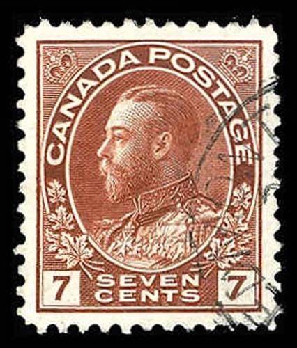 CANADA-f-b-1903-1926 ISSUES (89-140) 114v  Used (ID # 85321)