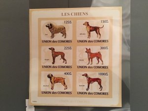 Comoro Islands 2009 Dogs mint never hinged stamp sheet R24067