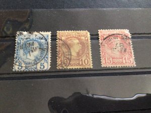 Monaco early used stamps minor corner damage  A12591