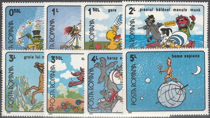 Romania #3575-82  MNH F-VF CV $5.65  (SU2551L)