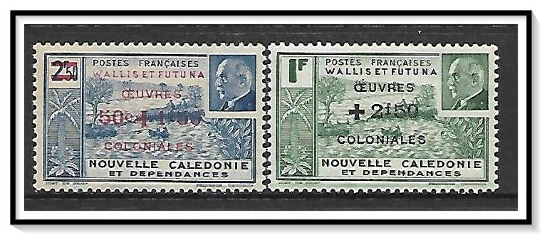 Wallis & Futuna #B8A-B8B Semi-Postal MNH