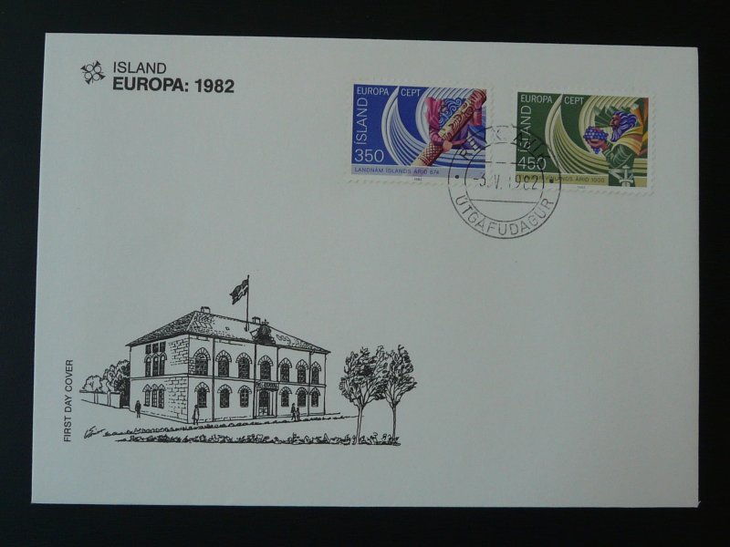 Europa Cept 1982 FDC Iceland